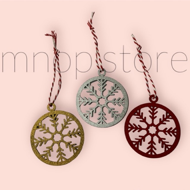 

Gantungan natal/hangtag hampers laser cut