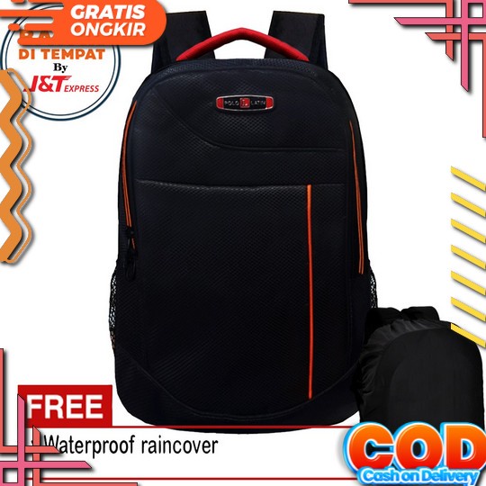 Tas Ransel Pria Distro Keren Cowok Dewasa Waterproof Laki Kerja Kuliah Simple Punggung Korean Style 