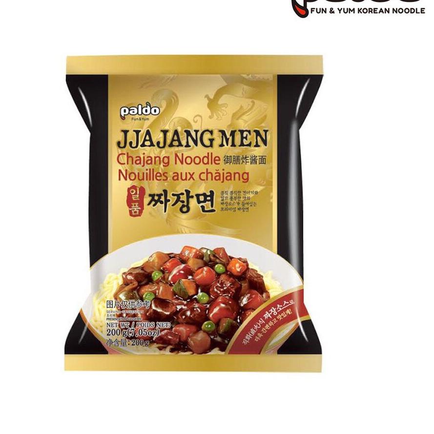 

ㅱW PALDO JJAJANGMYUN - JJAJANGMEN NOODLE 200 GRAM READY 3985 ◈