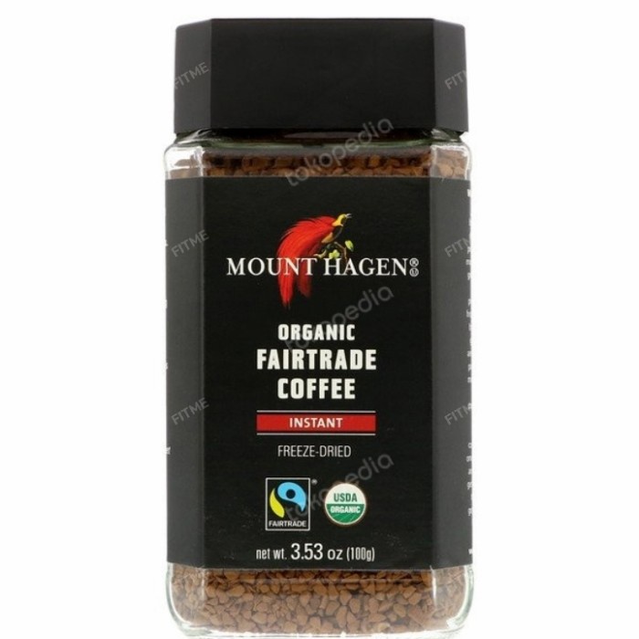 

MOUNT HAGEN ORGANIC FAIRTRADE COFFEE INSTANT 100 GR