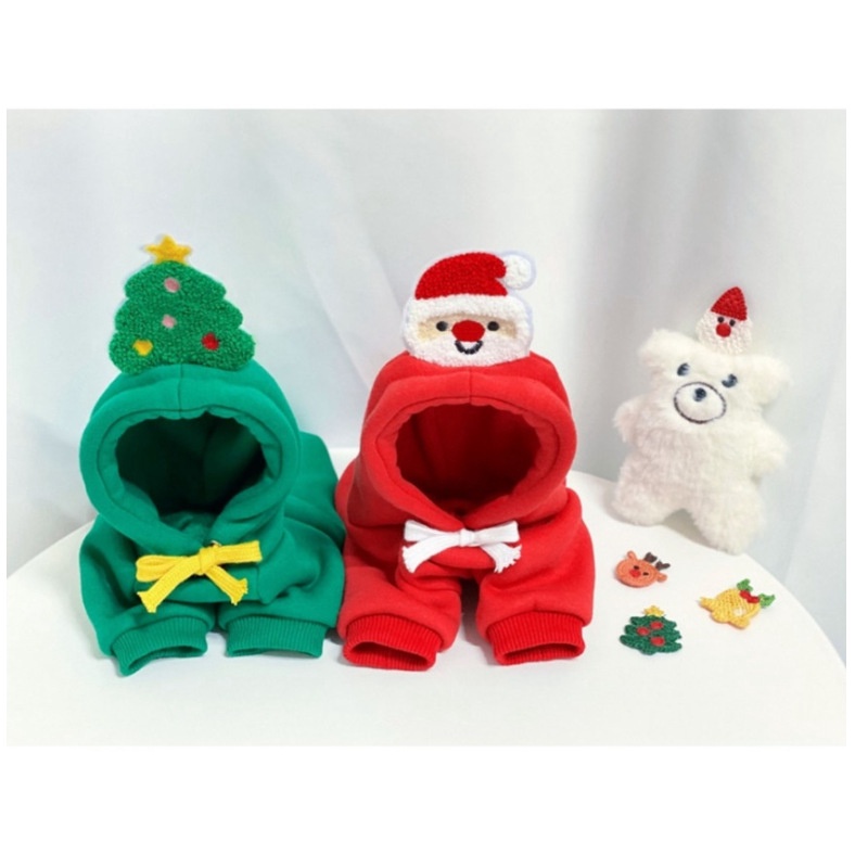 SWEATER BAJU anjing kucing hewan pets baju lucu natal christmas new year PET CLOTHES COSTUME RAINDEER CHINESE COLLAR