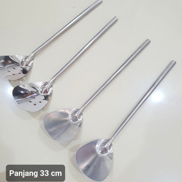 Sodet Sutil Spatula Tiris GAGANG POLOS FULL STAINLES SUPER MURAH