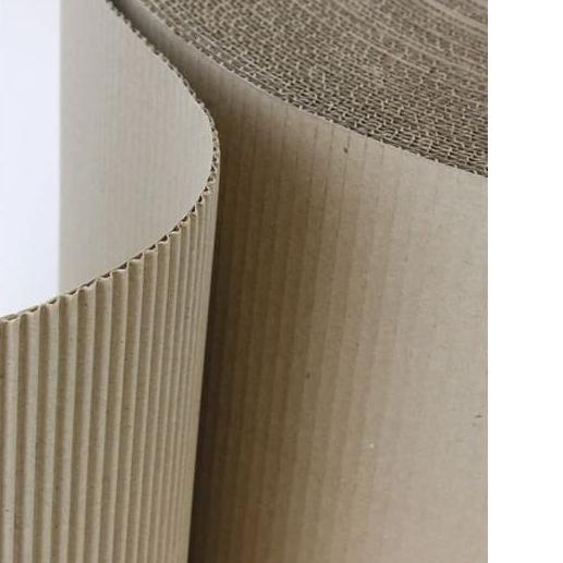 

Kardus Lembaran Gulungan Corrugated Karton / Single Face Roll 80 Cm