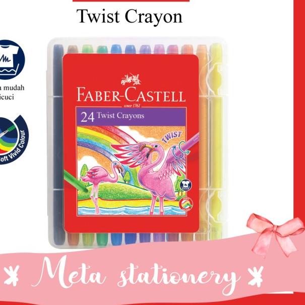 

Twist Crayon Faber Castell isi 24