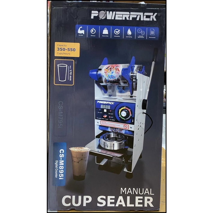 Promo Mesin Cup Sealer Powerpack / Mesin Pres Gelas Powerpack Csm 795 I