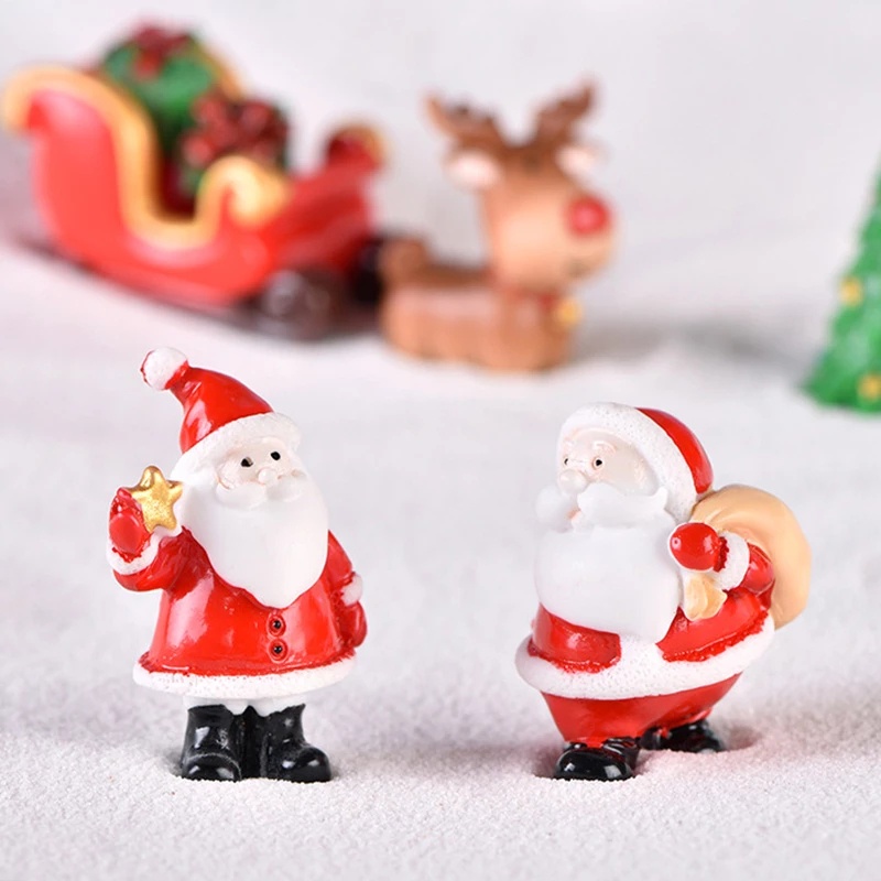 Ornamen Pohon Natal Mini Santa Claus Untuk Dekorasi Rumah Boneka