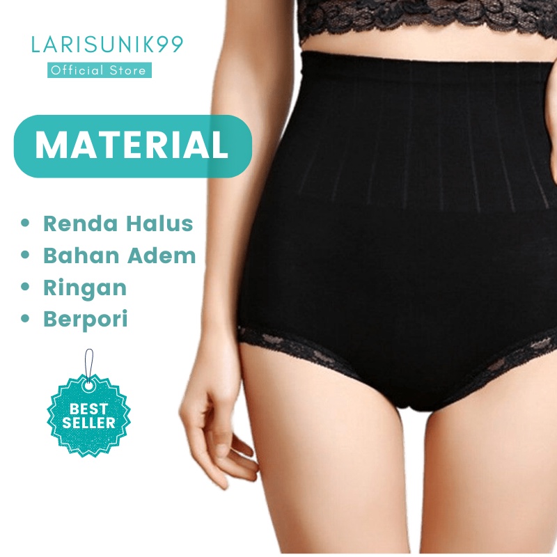 Korset Pelangsing Perut Celana Dalam Wanita Munafie tebal Slimming Pants Underwear Warna Random