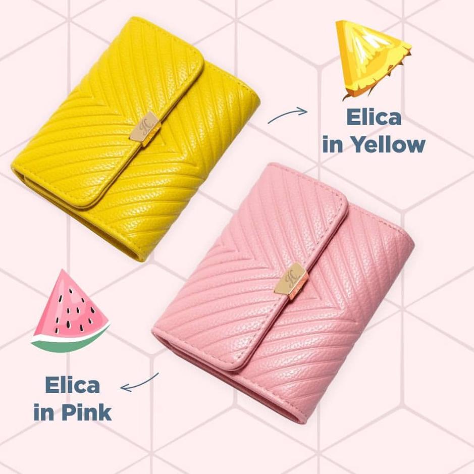 ㅠ Dompet Wallet Wanita Kecil Mini Import Batam Dompet Kartu Lipat Premium Resleting Terbaru Kekinian