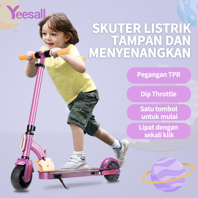 Skuter Listrik Otoped Anak Dewasa High Quality Scooter kids Mini Skuter