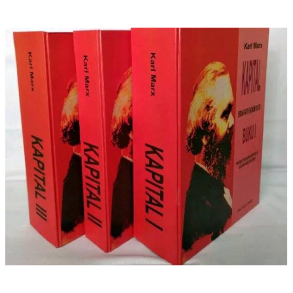 Paket 3 Buku Das Kapital Jilid 1-3 Lengkap - Karl Marx - NR