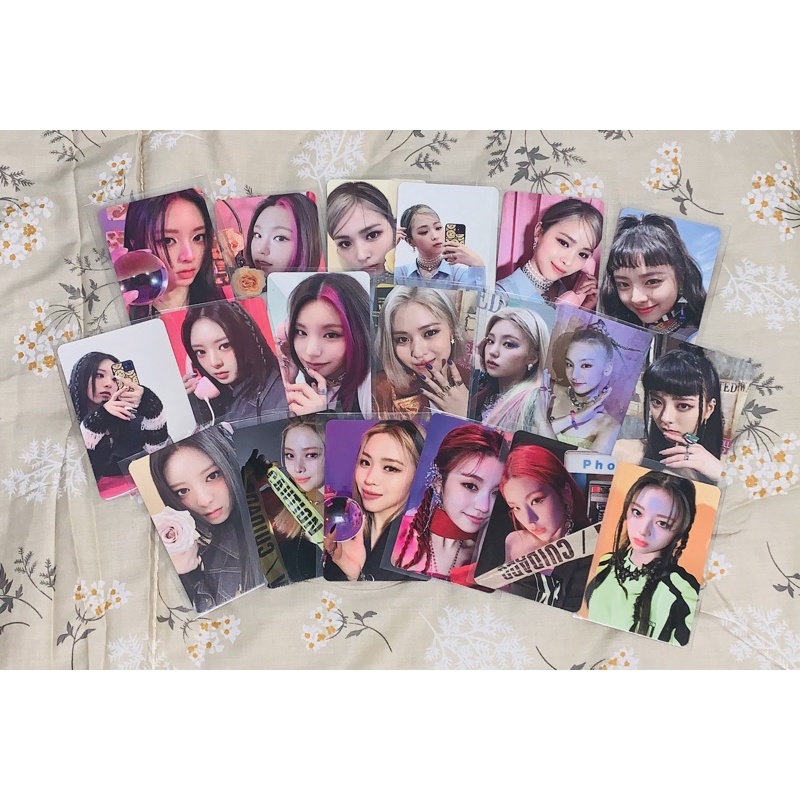 PHOTOCARD ITZY, YEJI TELPON, RYUJIN NOT SHY, YUNA