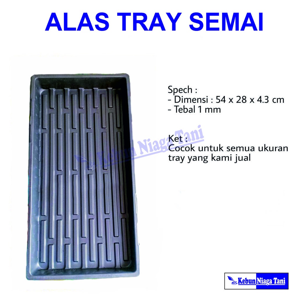 Alas Tray Semai - Pot Tray - Wadah Semai