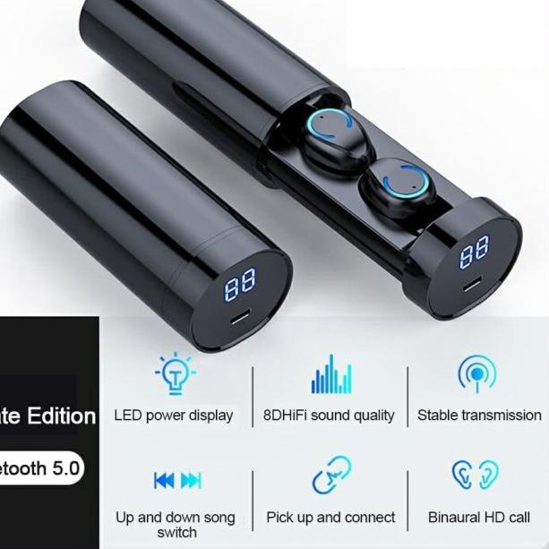 New Design Bluetooth TWS F9-6 Wireless Earphone With LED Display