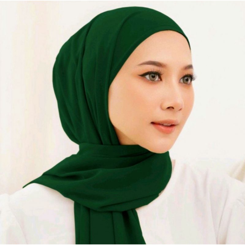 Pashmina CERUTI BABY DOLL Armani Exclusive - Hijau Botol