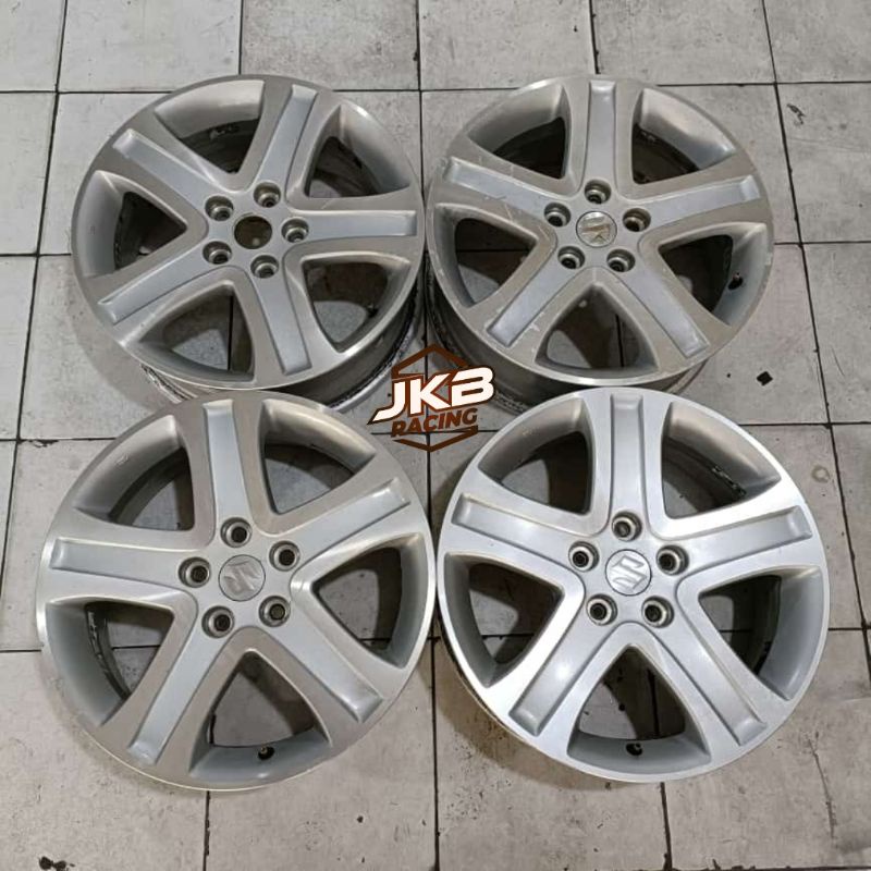 VELG SECOND OEM SUZUKI GRAND VITARA R17X6,5 BAUT 5X114 ET 45 PNP ERTIGA XL7 APV DLL