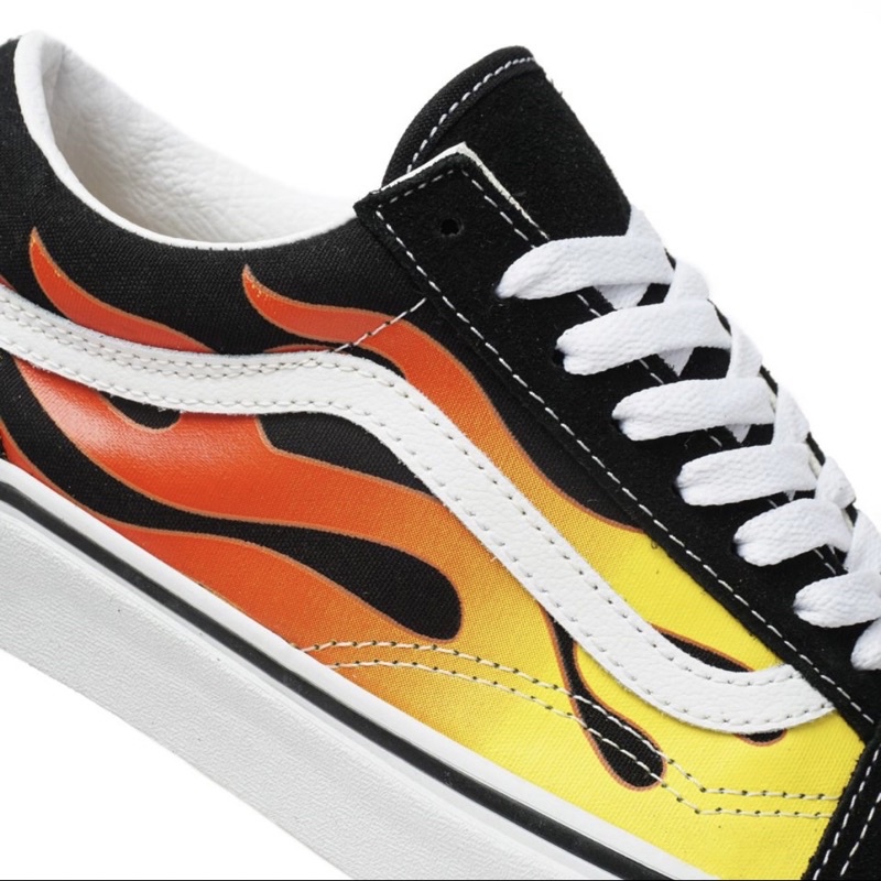 Vans Old Skool Flame Black True White Original