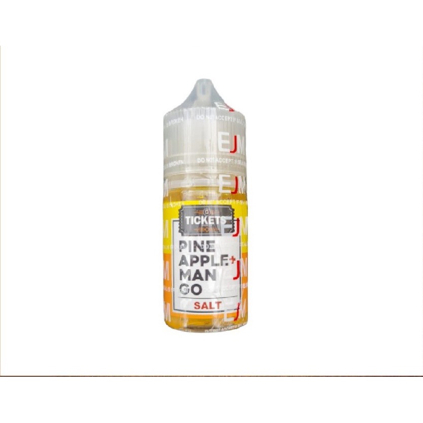 LIQUID EJM TICKETS PINEAPPLE MANGO SALTNIC 30ML 35MG AUTHENTIC