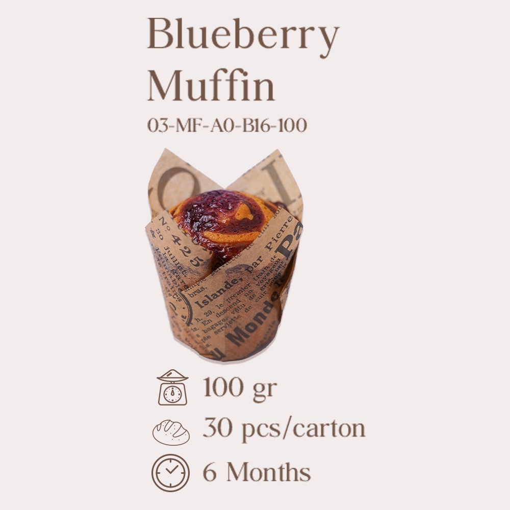 

BLUEBERRY MUFFIN FRESH/READY-TO-EAT (KARTON)