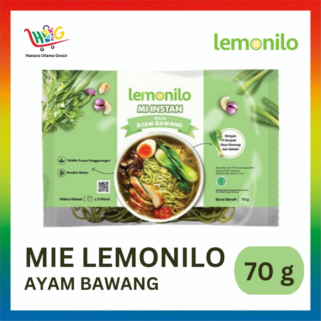 Lemonilo Mie Instant Sehat mie goreng / kuah 70gr