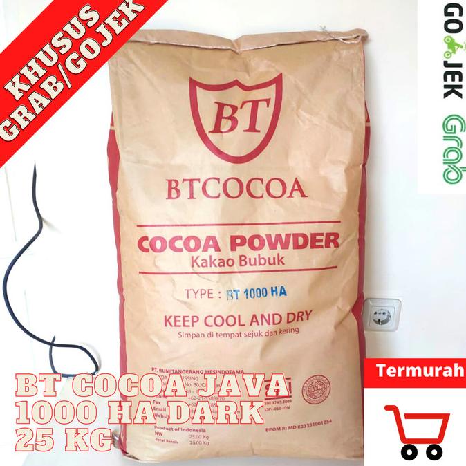 

BT COCOA JAVA DARK CHOCOLATE BT1000HA 25 kg (KHUSUS GRAB/GOJEK)