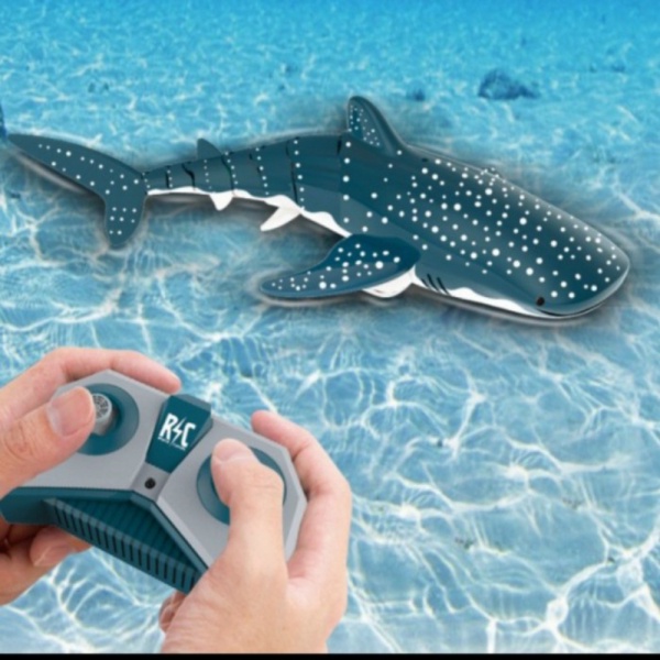 

Jual mainan rc shark/mainan remote ikan paus/mainan anak Diskon