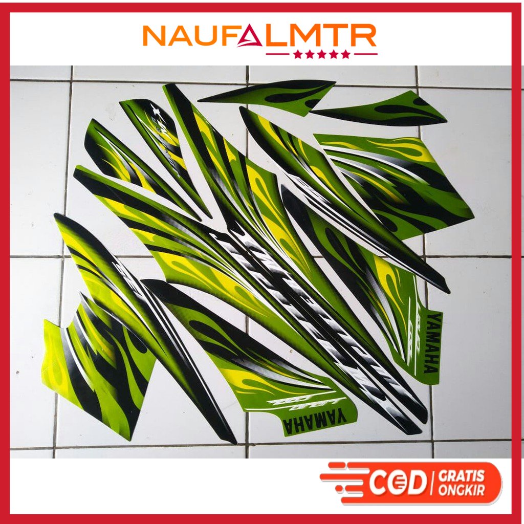 STRIPING MOTOR JUPITER MX 135 2009 HIJAU