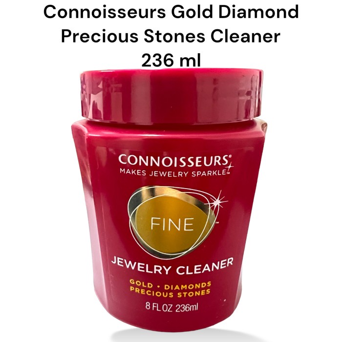 Connoisseurs Gold Diamond Precious Stones Jewelry Cleaner Cairan Pembersih Perhiasan Emas Vol 236 ml