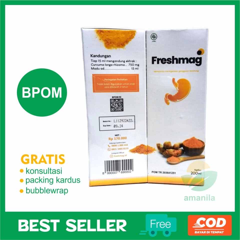 Freshmag Obat Lambung / Madu Asan Lambung dan Gerd / Freshmag Madu Lambung Original