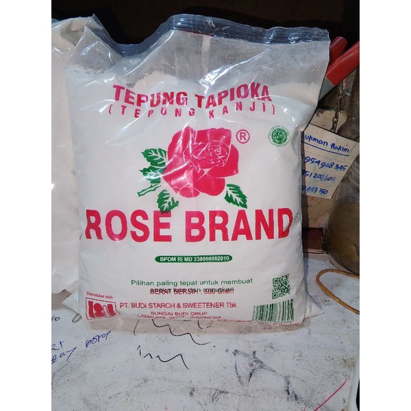 

Tepung Tapioka Kanji Rose Brand 500 gram