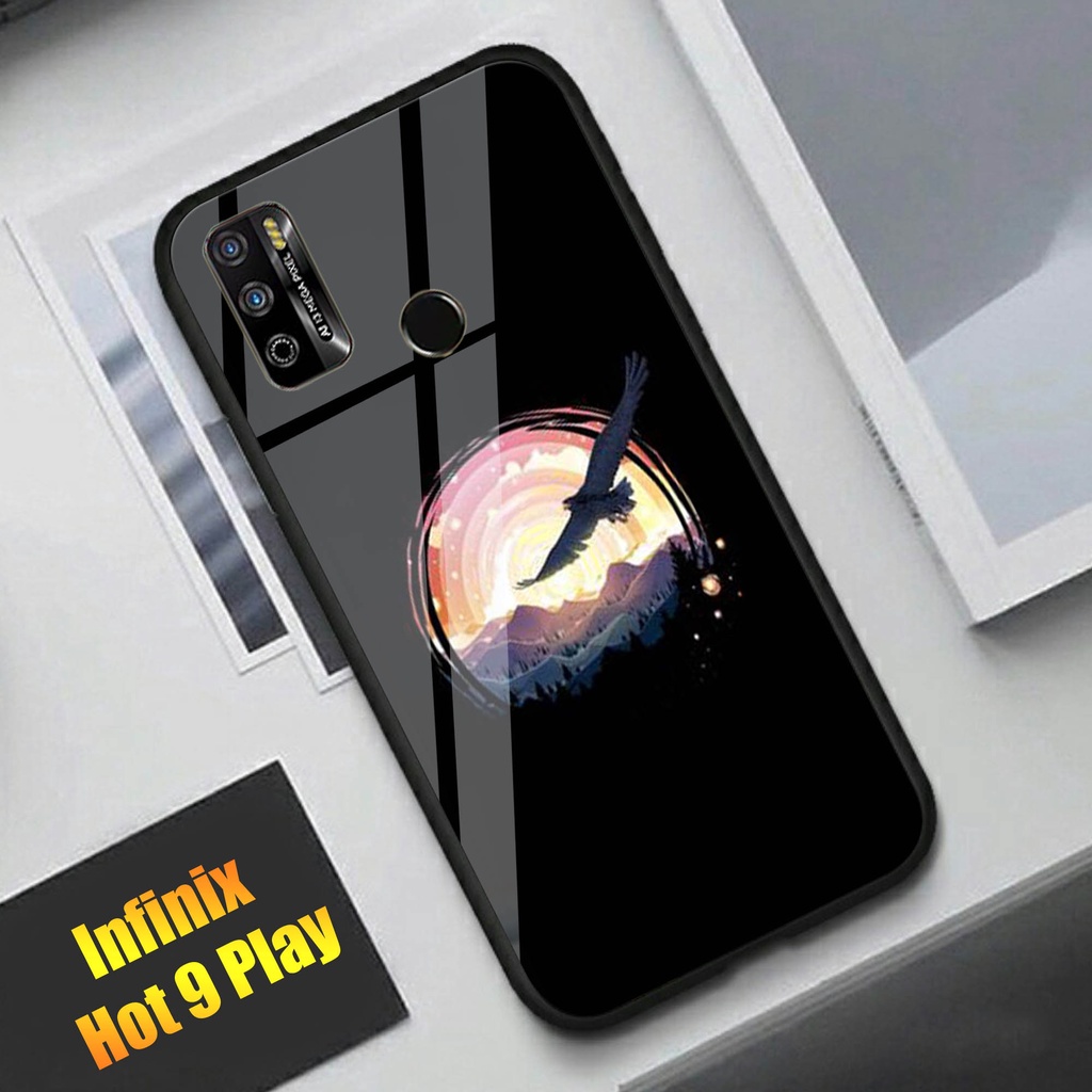 Softcase Kaca For INFINIX HOT 9 PLAY - Case Handphone INFINIX HOT 9 PLAY [T72].
