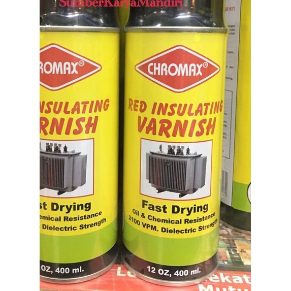 

Chromax Red Insulating Varnish / Sirlak / Varnish Gulungan Dinamo