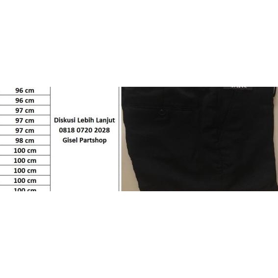 Celana Kerja "Alisan" Slimfit size 27 - 38 - 27