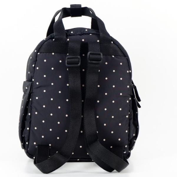 Tas Ransel mini Flashy Larbert Four Hitam Polka