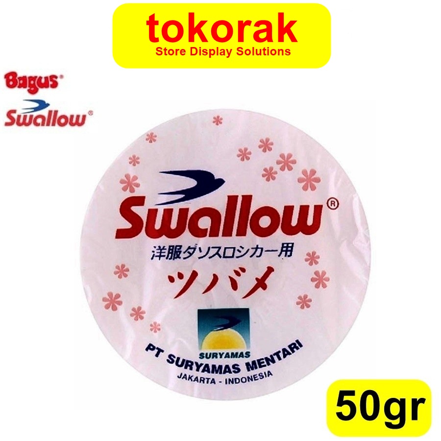 SWALLOW REFILL KAMPER TOILET WITH CASE 50 GRAM KAPUR BARUS GANTUNG S-149