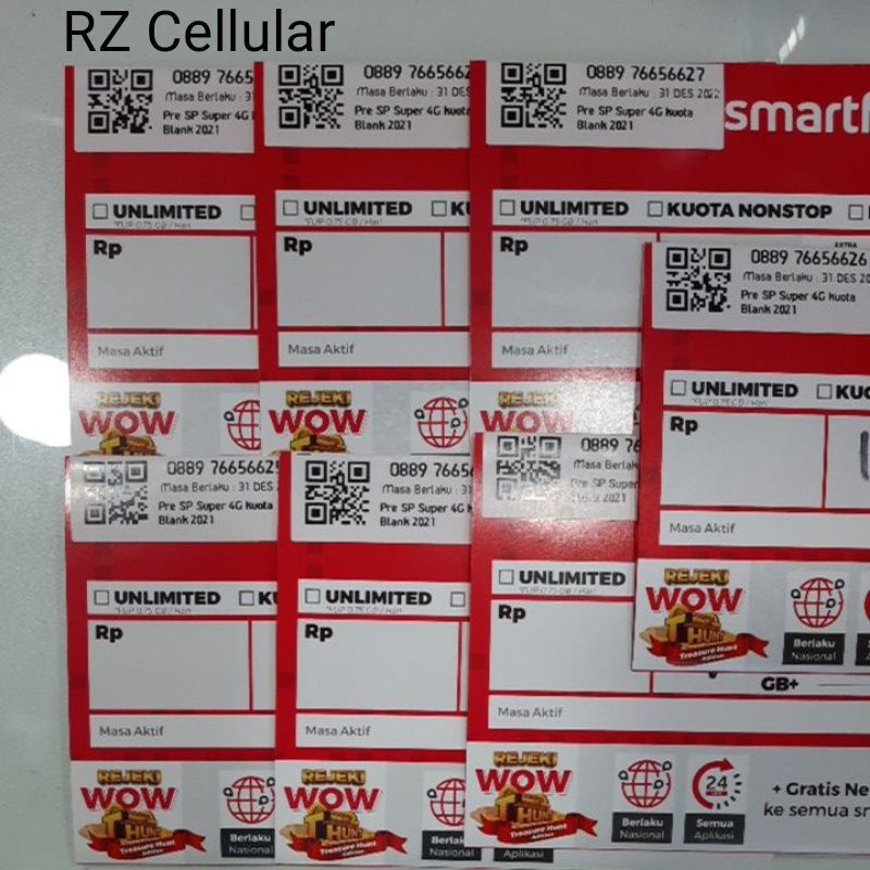 kartu perdana smartfren acak regis masa aktif 1tahun fresh apk