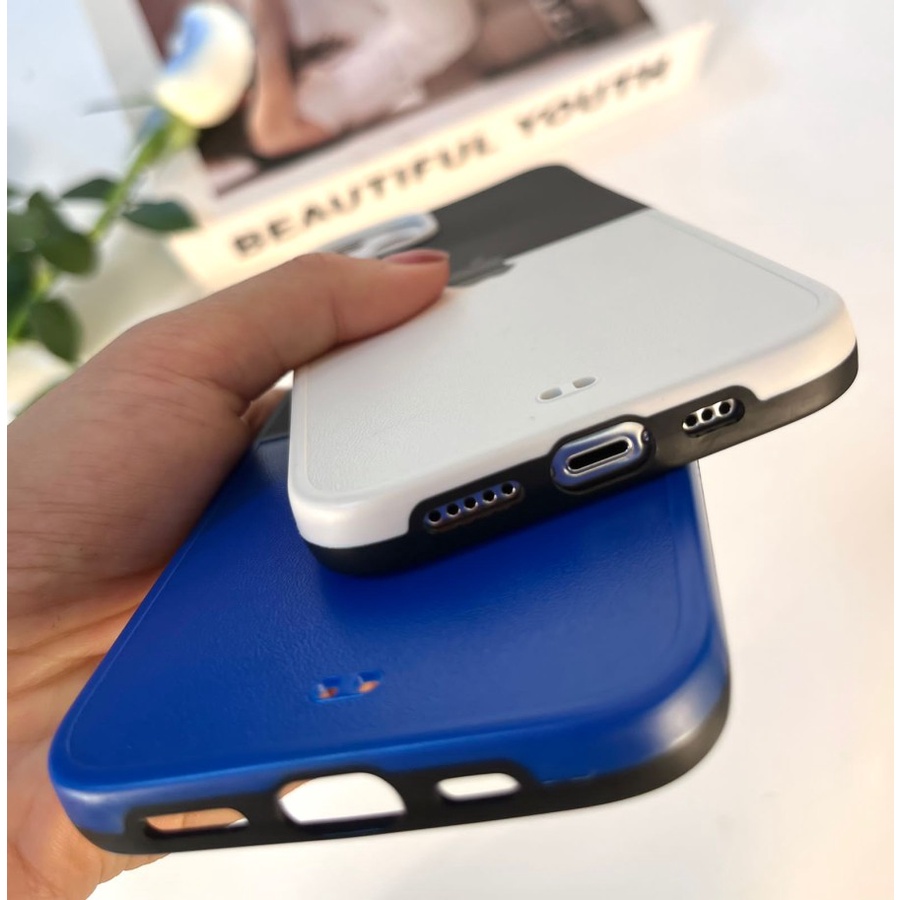 Case DUA WARNA  Logo Iphone X XR XS MAX 11 11 PRO MAX