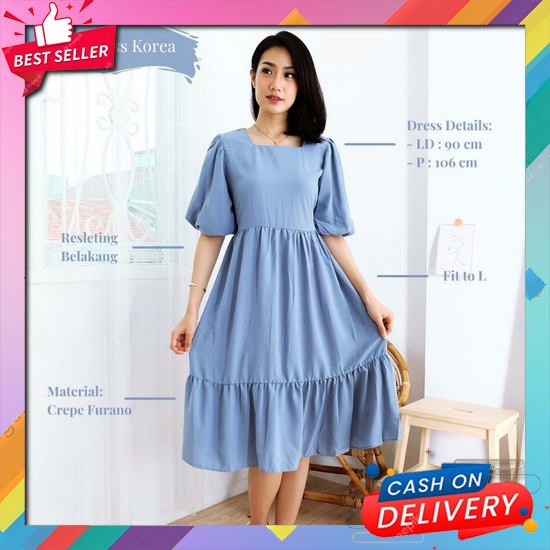 Dress Lexy Rajut Baju Bssju Baji/ Dress Dres Terusan/ Wanita Perempuan Cewe Cewex Cewek Remaja/ Leng