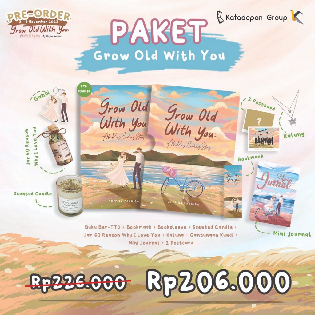 PRE ORDER Grow Old With You: AbiRu's Ending Story - Ghefira Zakhira