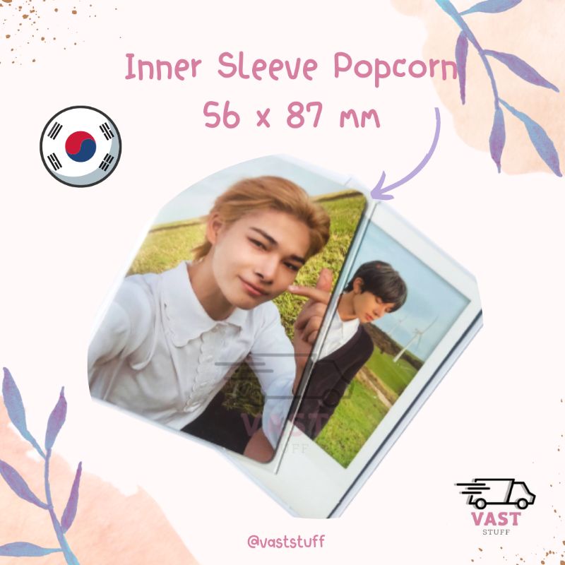 Inner Sleeve Popcorn [56x87 mm] Hard and Soft per pcs