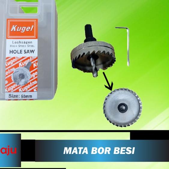 Hole Saw Besi 50mm / HoleSaw Besi 50mm / Mata Bor Besi 50mm KUGEL