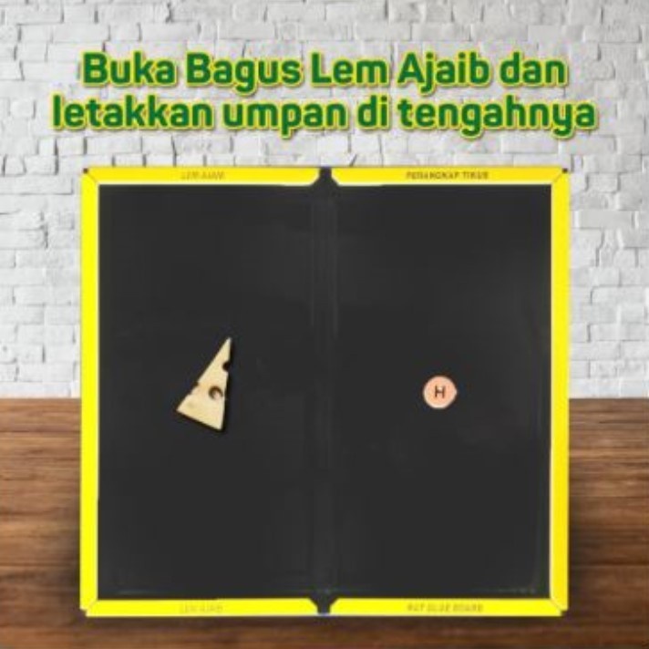 Lem Tikus Cap Gajah/Bagus Lem Ajaib Perangkap Tikus/ Lem Papan Perangkap Tikus/ Rat Glue Trap/ Lem Jebakan Tikus