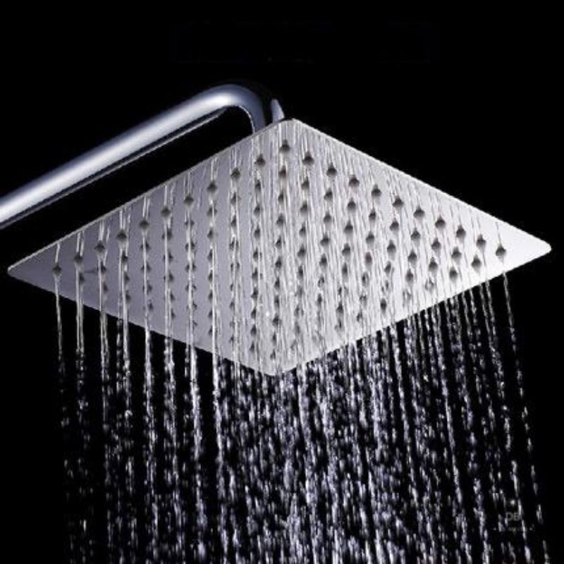 Wall shower tanam stainless 8in 20cm PROMO