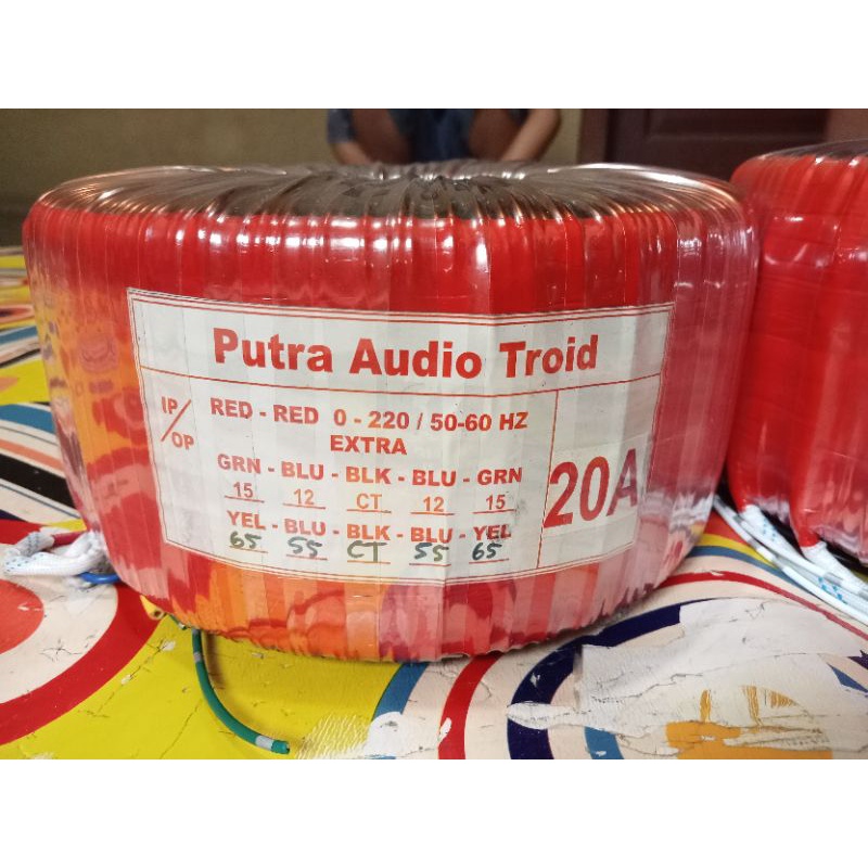 trafo teroid spek balap 20@ CT 55,65 tembaga murni