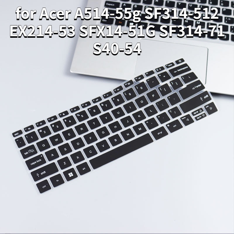 Terlaku Untuk Acer A514-55g Keyboard Film SF514-56T 2022 14inch Acer SF314-512 Acer Swift Go 14 SFG14-41Film Pelindung EX214-53 SFX14-51G Cover Transparan