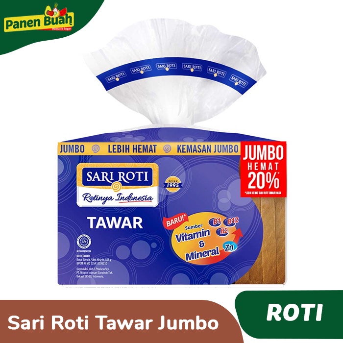 

Sari Roti Tawar Kemasan Jumbo