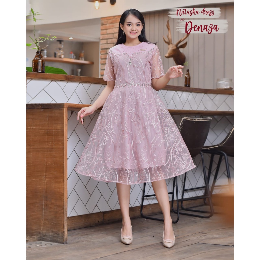 TERLARISS ‼ Dress Natasha ~ dress natal ~ Jumbo XXL LD 114 ~ baju natal korea ~ baju natal ~ baju na