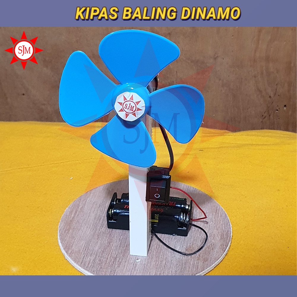 Paket Rangkaian Dinamo Kipas / Baling Baling Praktek Sekolah