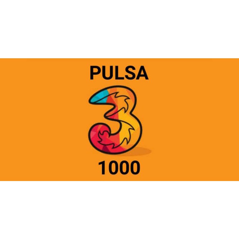 Pulsa Three Tri 3 Reguler Nominal 1000 1K Menambah Masa Aktif