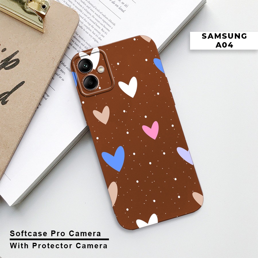 Case SAMSUNG A04 /A04E Case Hp SAMSUNG A04 /A04E Case PROCAMERA Gudang Casing [LOVE] Casing Hp Aesth