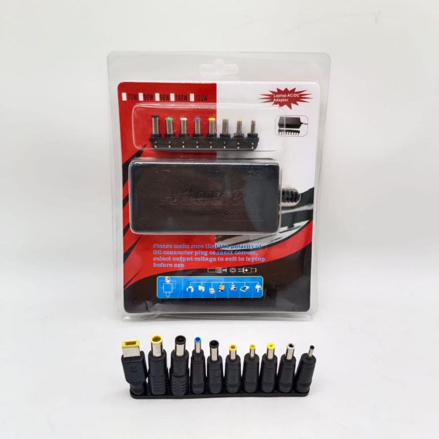 CHARGER UNIVERSAL LAPTOP DENGAN 18 KONEKTOR